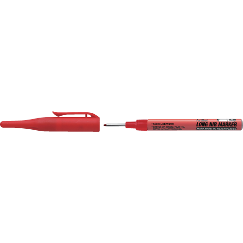 EK710 LONG NIB MARKER RED