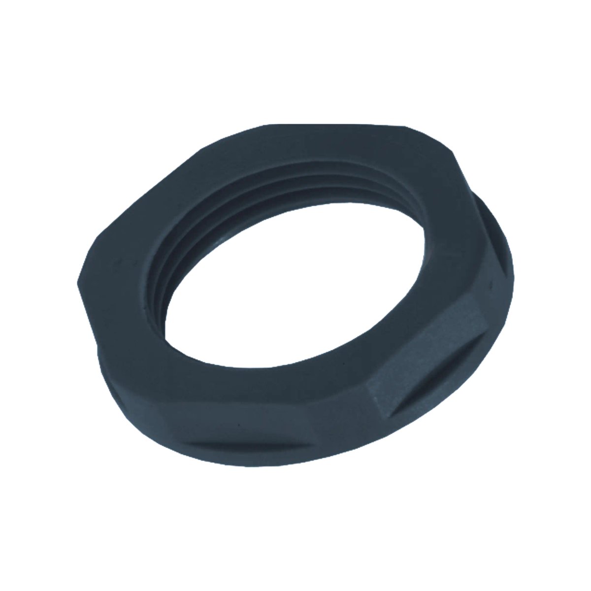 LOCKNUT M16 BLACK POLYAMIDE