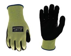 Octogrip 13 Gauge Anti-Cut Nitrile Palm Gloves L