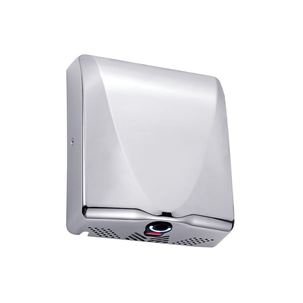 Dryflow BulletDri Hand Dryer with HEPA Filter - Polished Chrome