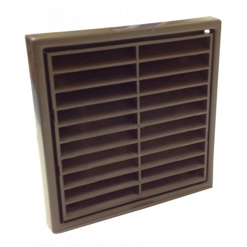 6" FIXED GRILLE BROWN