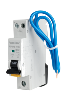 10A Mini RCBO Bi-Directional 6kA 1P+N Switched (B Curve) Type A