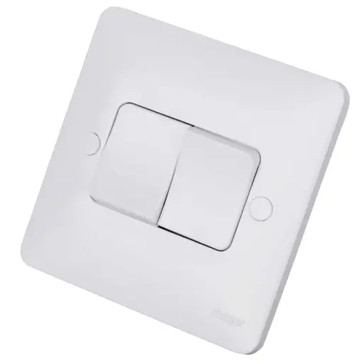 Plate Switch, 2 Gang 2 Way Wide Rocker, Part M