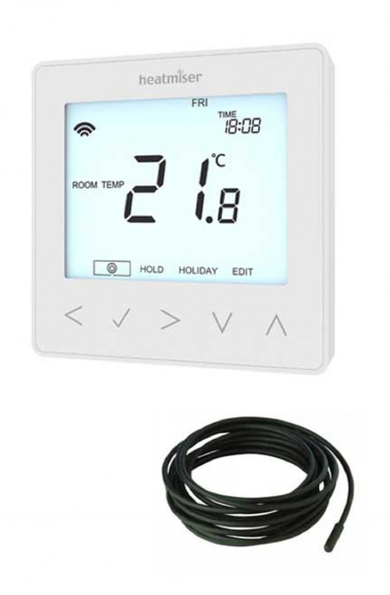 neoStat-e v2 - Glacier White - Electric Floor Heating Thermostat