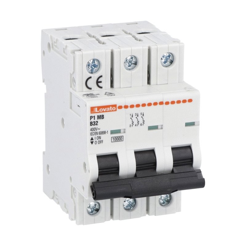 MCB 16A 10kA Three Pole Type B