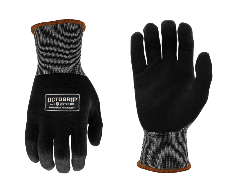Octogrip 15 Gauge Nitrile Palm Gloves L