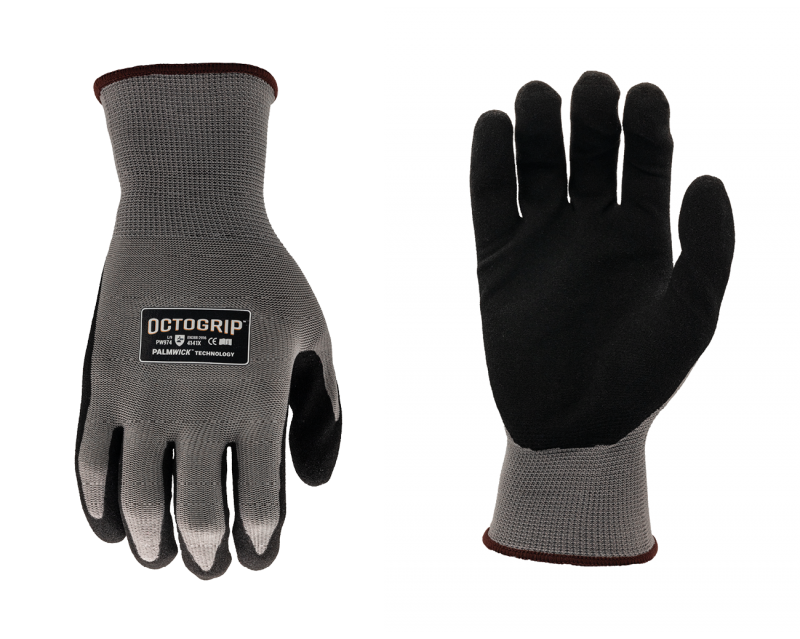 Octogrip 13g Polyester, Nitrile Palm Gloves L